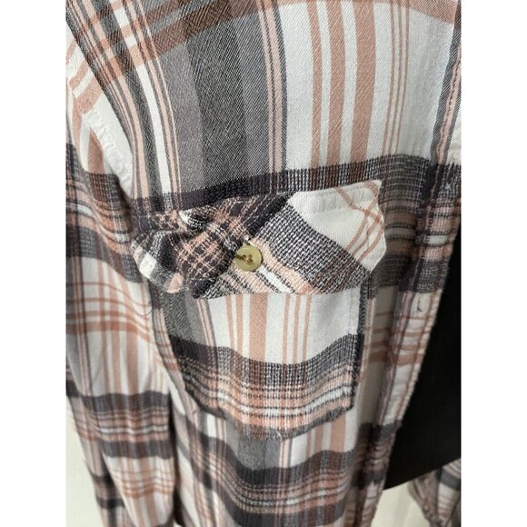 Maurices Womens Size XXL Plaid Shirt Blouse Button Down - Picture 10 of 11